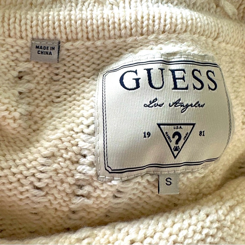 Guess Elegant Cream Sweater - Picture 10 of 12